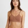 Magic Bodyfashion Bamboo Comfort Bra With Spaghetti Straps - Bustier - Mocha