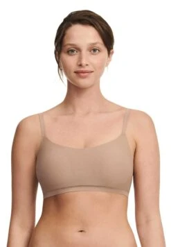 Chantelle Softstretch, Soft Cups, Bügellos, Naht - Bustier - Hellbraun