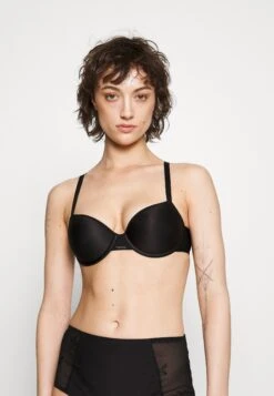 Chantelle Bare Essential-Half-Cup Memory - Beugel Bh - Black