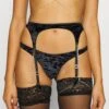 AGENT PROVOCATEUR Kati Suspender - Jarretels - Black/Gold-Coloured