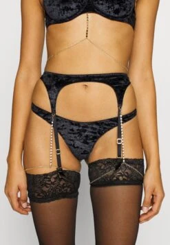 AGENT PROVOCATEUR Kati Suspender - Jarretels - Black/Gold-Coloured