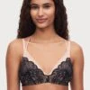 Chantelle Midnight Flowers Wirefree Bra - Triangel Bh - Black -Triumph 25e58666b83046d3b571fc58c658c5b8