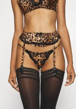 AGENT PROVOCATEUR Jarretels - Brown/Black