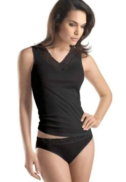 HANRO Moments - Slip - Black -Triumph 443de7658ff64cc09ce3b43c0652b62d