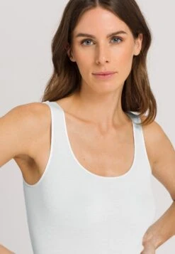 HANRO Seamless - Hemd - Cool Blue -Triumph 4908eb3d92964ecd93feb5f9acf1631d