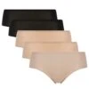 Chantelle 5 Pack - Slip - Schwarz Nude Creme