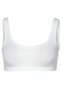 HANRO Touch Feeling - Bustier - White -Triumph 4edab73272334edfb885e92e08939ee3