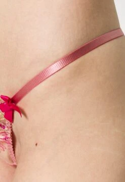 AGENT PROVOCATEUR Zuri Thong - String - Dusky Pink/Yellow -Triumph 544335f756fd4af38ea79909d79d597a