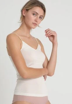 HANRO Spaghetti - Hemd - Cygne