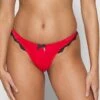 AGENT PROVOCATEUR Sloane Thong- String - Red/Black -Triumph 674b57df13614b97aae4193b9214579c