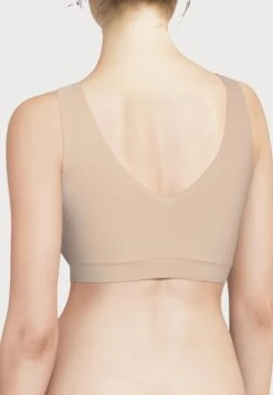 Chantelle Mit Soft Cups - Bustier - Beige -Triumph 79699603cb744af9b81e8b98a9919bd4