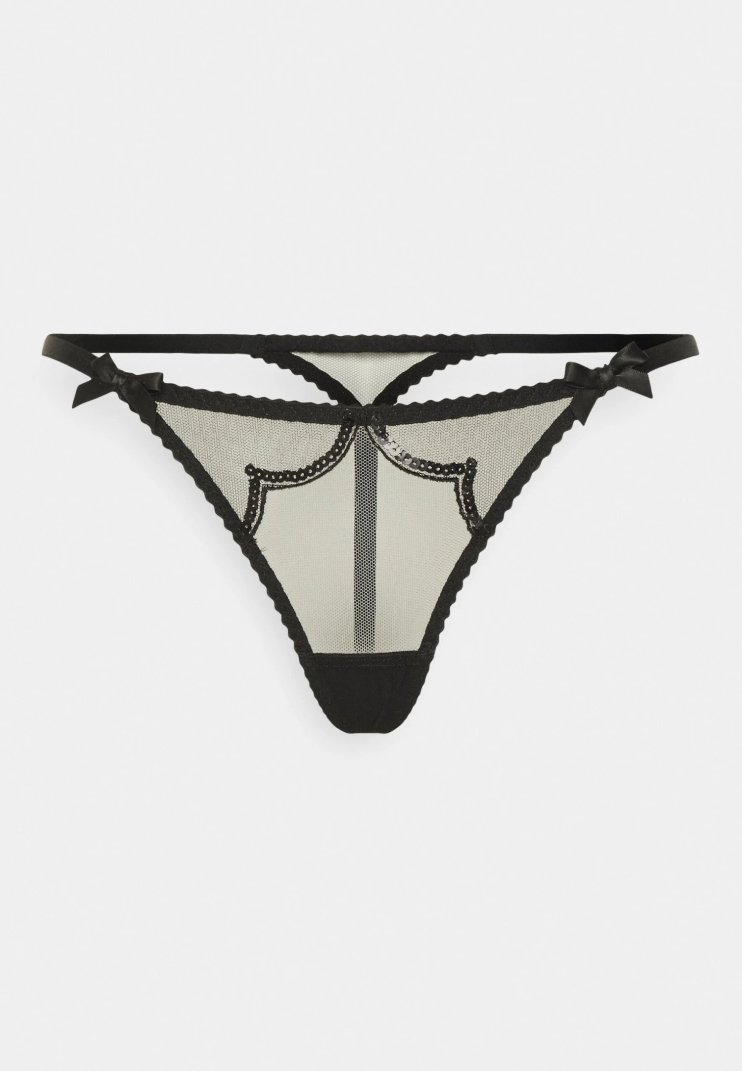 AGENT PROVOCATEUR Lornaparty- String - Black 6 AGENT PROVOCATEUR Lornaparty- String - Black - Afbeelding 4
