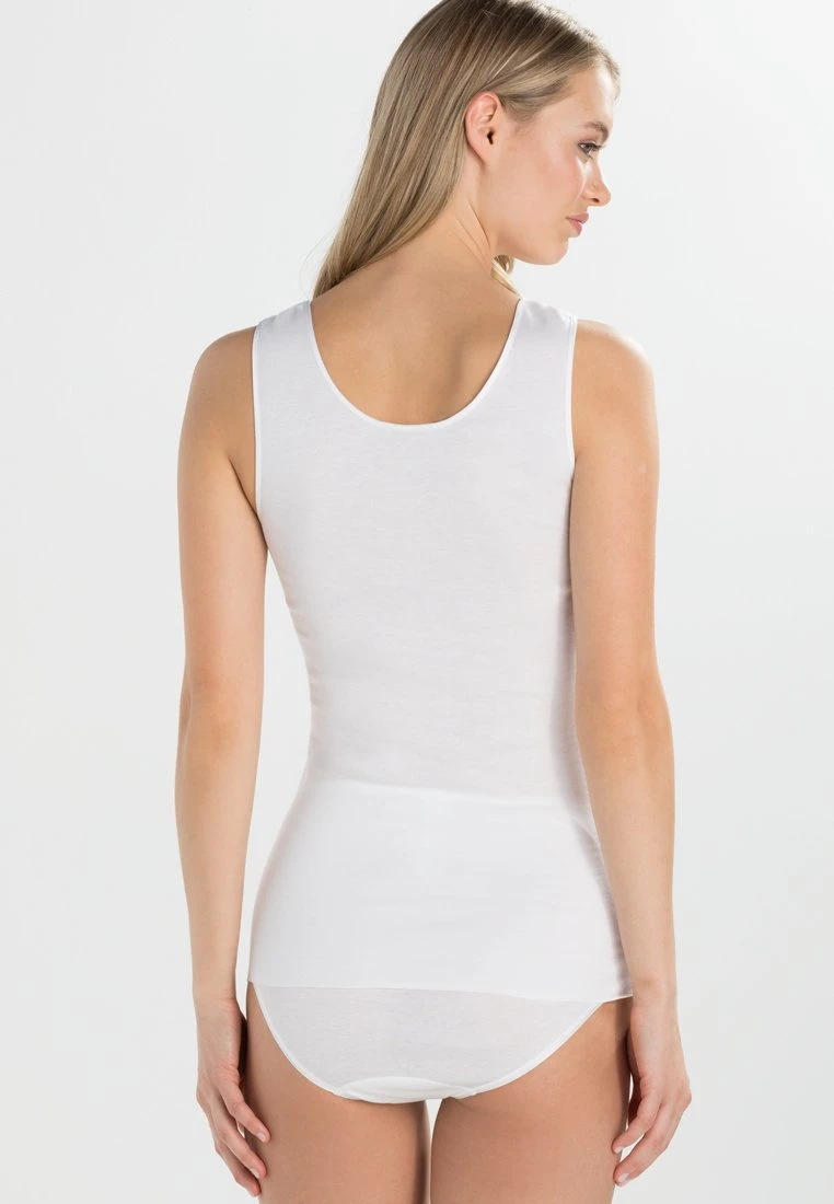 HANRO Cotton Seamless - Hemd - White 5 HANRO Cotton Seamless - Hemd - White - Afbeelding 3