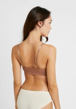 Magic Bodyfashion Bamboo Comfort Bra With Spaghetti Straps - Bustier - Mocha -Triumph 8e929d27dc654b54b2717cd6e34fddc5