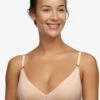 Chantelle Pure Light Bügelloser - Triangel Bh - Golden Beige -Triumph 9b5cd142a0714e44b3853ec659240239