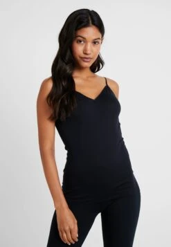 HANRO Spaghetti- Hemd - Black