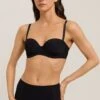 HANRO Allure Bandeau - Beugel Bh - Black -Triumph b28c683c50bc426994e07426c2f47b3e
