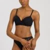 HANRO Moments - Push-Up Bh - Black -Triumph bf96cbcb69824d4d8a799c24bb4a0b59