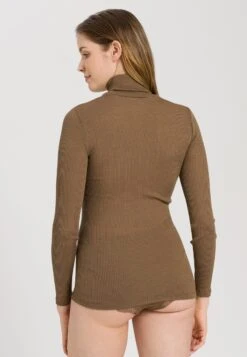 HANRO Nora - Hemd - Walnut -Triumph bff7f6ad44404b2aaedadc548cdc7640