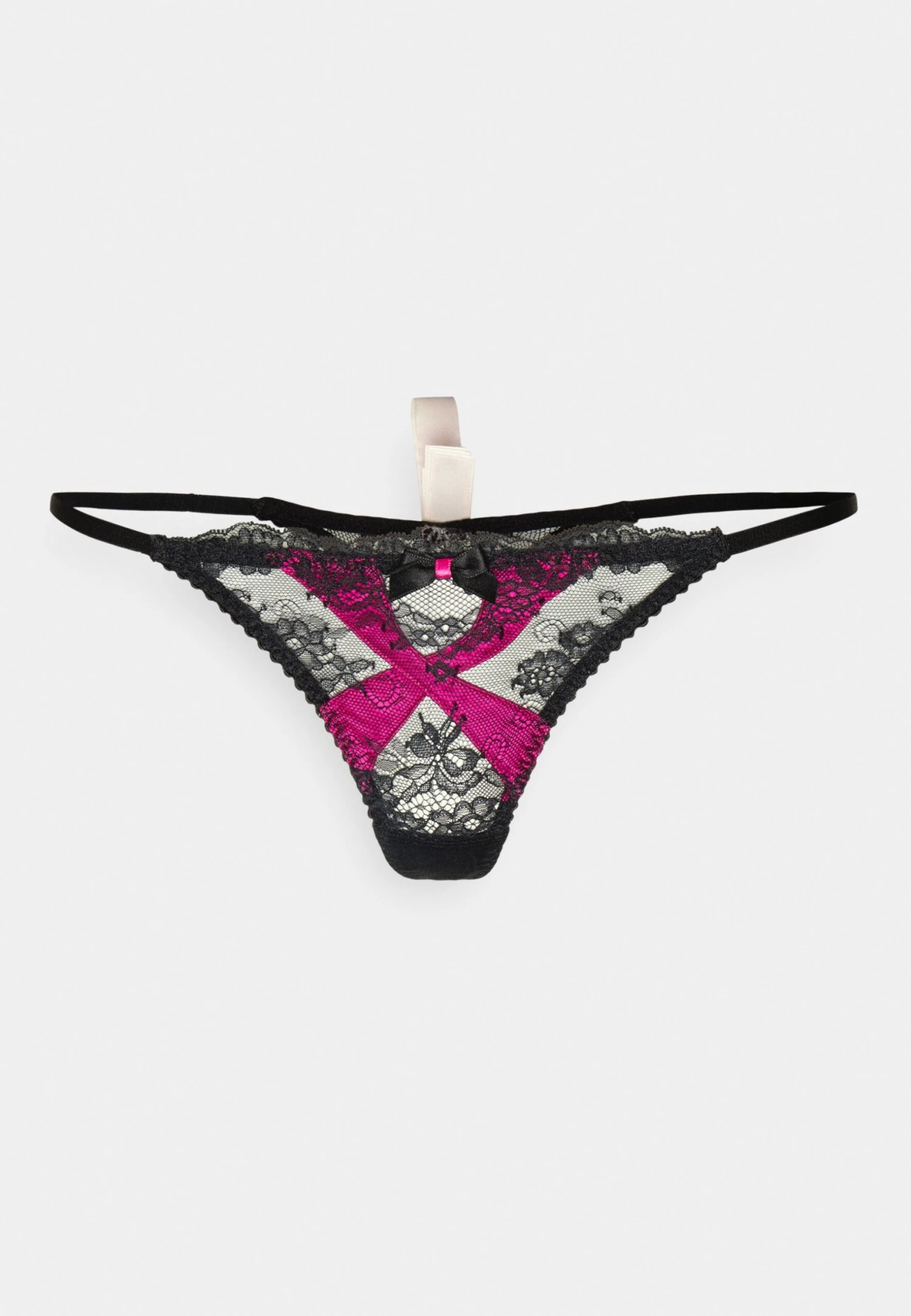 AGENT PROVOCATEUR Maddy Thong - String - Black/Pink 7 AGENT PROVOCATEUR Maddy Thong - String - Black/Pink - Afbeelding 5