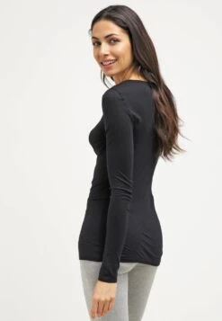 HANRO Ultra Light- Hemd - Black -Triumph f81f1233382d48188af9511fee1a8c87